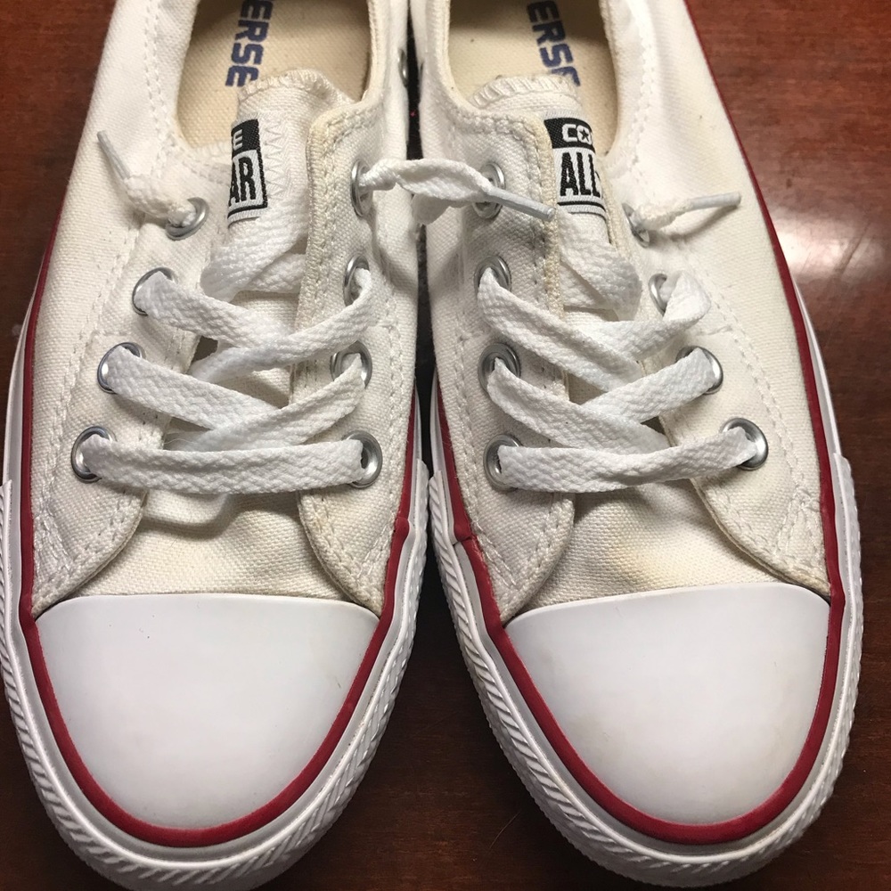 SOLD White Converse shoes